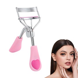 Eye Lash Curler,Curved Eyelash Curler Built-In Comb - Portable Beauty Tools with Non-slip Handle Makeup Supplies for Daily Travel Work Special Occasions