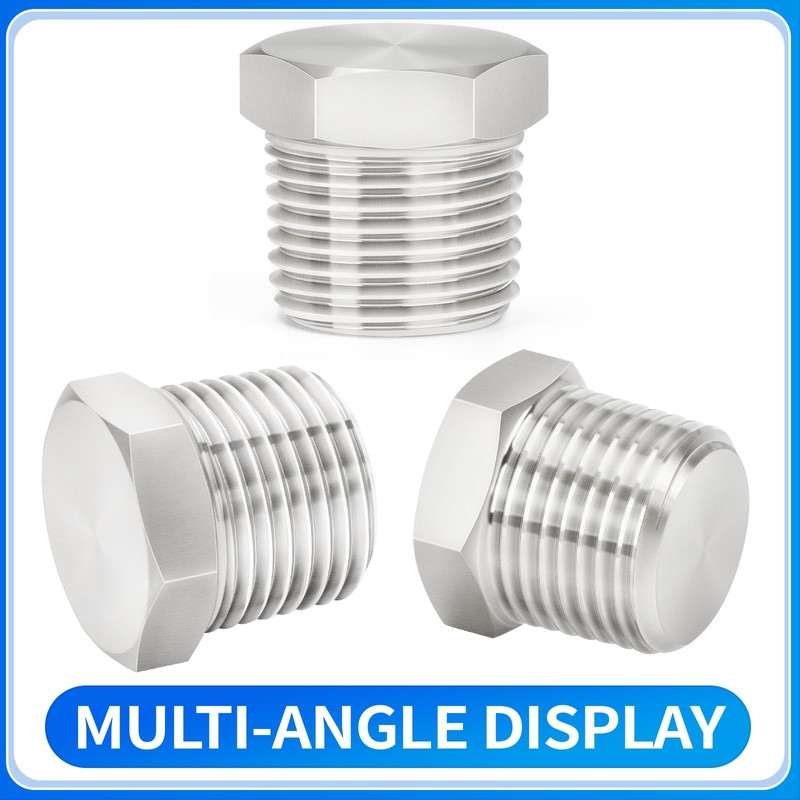 ChillWaves 304 Stainless Steel Pipe Fitting, Outer Hex Head Socket