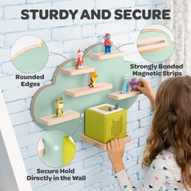 Heldenzimmer - Tonie Shelf Cloud for Tonies and Tonie Box - Tonies Storage for all your Tonies accessories