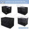 Explore Land Pattern Dog Crate Cover for 48 Inches Wire