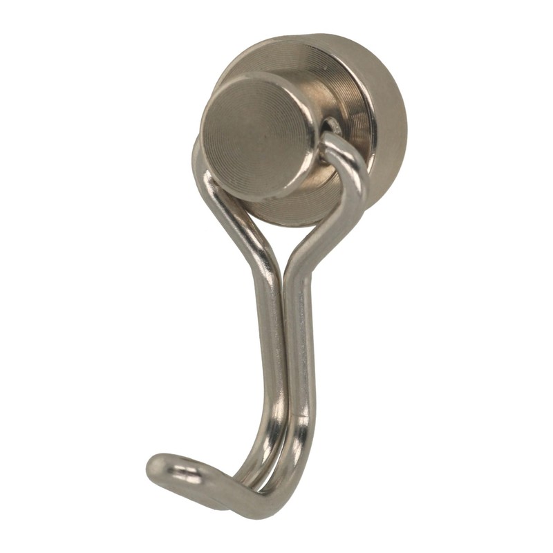 Magnetic Hook, Swing Φ12, 360° Rotation Hook, Neodymium Magnet, Working