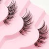 Vivis Corner Wispy Cat Eye Half Lashes 3D Mink False