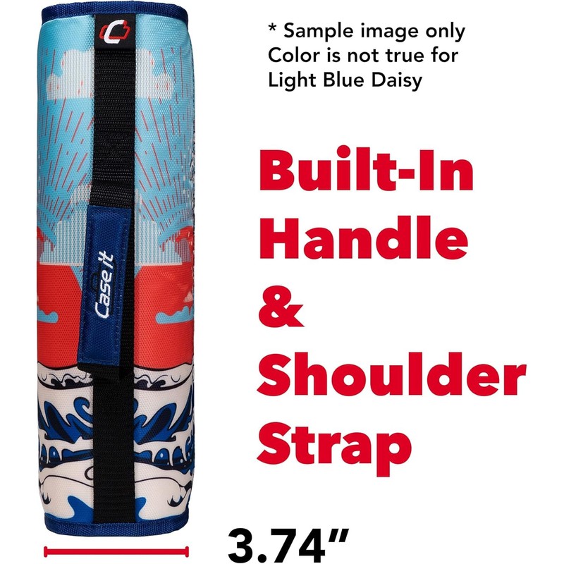 Case-it Mighty Zip Tab School Zipper Binder | 3-Inch O-Rings,