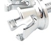 zalati 1/4" Silver Crown Seat Screws Knurled Nuts Replacement Fits