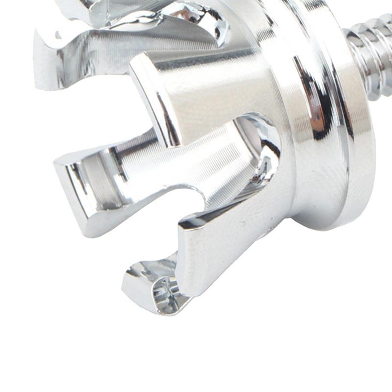 zalati 1/4" Silver Crown Seat Screws Knurled Nuts Replacement Fits