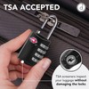 Desired Tools Luggage Locks TSA Approved (1 Pack), 4-Digit TSA