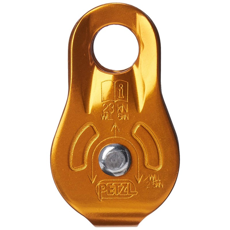 Petzl P05W FIXE Versatile Compact Pulley, Yellow