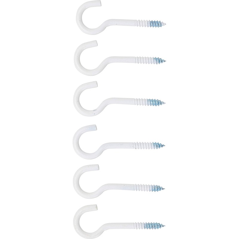 BGS Diy 88181 | Screw Hook Assortment | white |