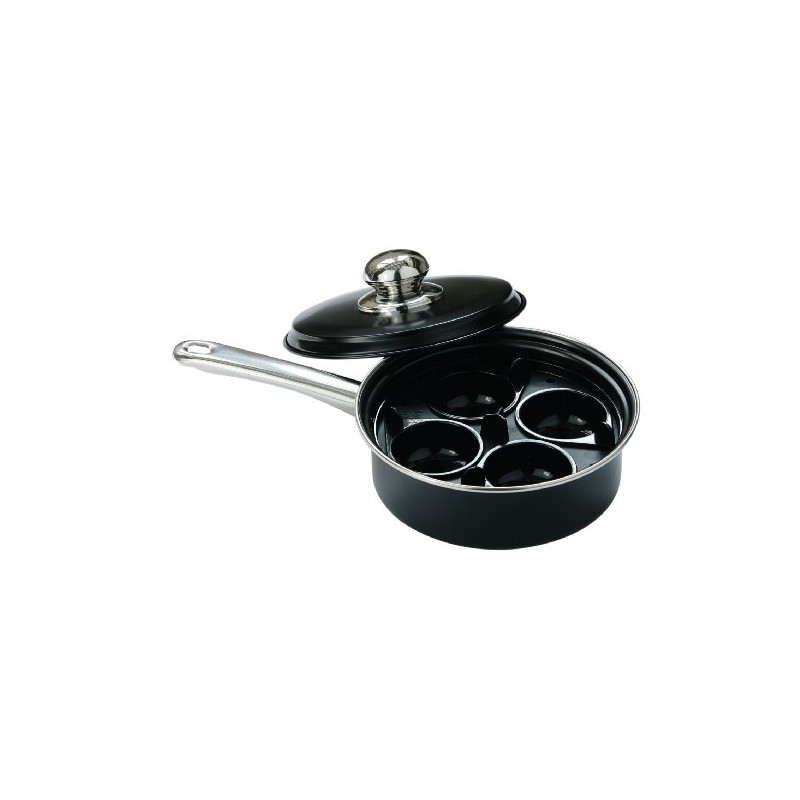 Premier Housewares Egg Poacher - Black