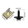 NIYATA 60 Pcs Car U Shape Screw Cage Nuts Clips