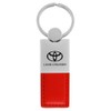 Toyota Land Cruiser Red Leather Key Ring