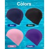 Swimming Cap - Fabric Swim Cap for Women Men Adults
