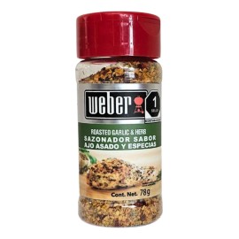 Sazonador de Carne Weber Ajo Asado Y Especias 78 Gr