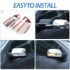 Door Rear View Mirror Cover Compatible with Nissan Titan 2016-2023,