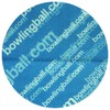Bowlingball.com Toalla de Bolos de Microfibra, Lime Green Skulls