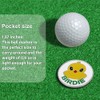 GOLTERS Golf Ball Marker Double-Sided Golf Ball Markers 2pcs 1.57