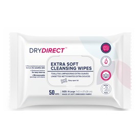 Dry Direct Extra Soft Cleansing Wipes (Pack of 50) by Parentgiving