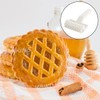 HAIKING Pizza Lattice Roller, 1 Pcs White Plastic Hobbing Kitchen