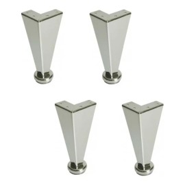 Herrajes Guerrero Pata Para Muebles Salas 15 Cm Calidad Paquete De 6 Piezas