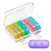 Weekly Pill Organizer 3 Times a Day, 7 Day Portable