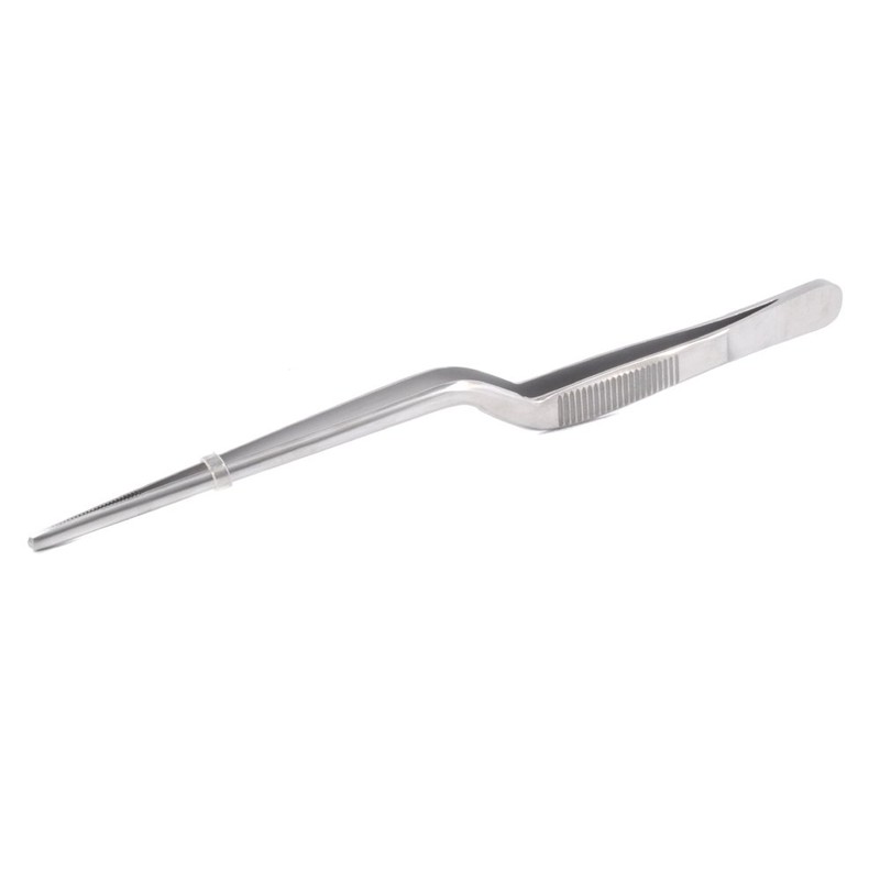 blueINOX Ear Tweezers with Inner Tooth/Foreign Body Tweezers Stainless Steel