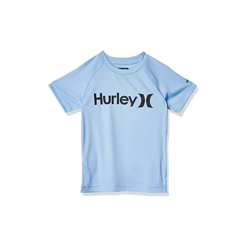 Hurley Playera de Surf para niños, Azul psíquico, 7