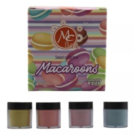 Mc Nails Colecciones Polvos Acrílicos Uñas. Elige Colores. Mc Nails Color Sweet: Macaroons