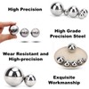 100 PCS 8mm Chrome Steel Bearing Balls, Precision Steel Ball