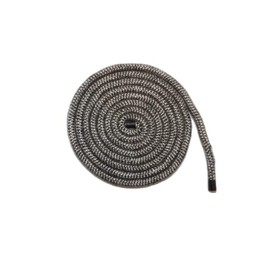 4 Metre Rope Diameter 12mm Glass Fibre Cord Door Seal Oven, 100mm Free End Seal, Stove Fire Rope Heat Resistant Thermal Seal Soft Black Stove Door Rope The Stove Wizard