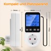 Timer Socket 230 V Heemol Digital Thermostat Heating Smart for