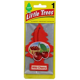 LITTLE TREES Car Air Freshener | Hanging Paper Tree for Home or Car | Wild Cherry | Single Tree per Package