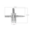 Valve Core 4 Way Car Bicycle Tyre Valve Repair Remover