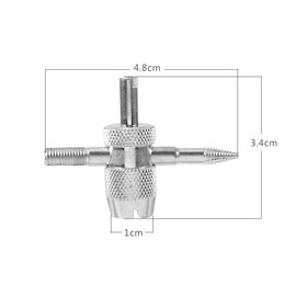 Valve Core 4 Way Car Bicycle Tyre Valve Repair Remover Tool Tyre Accessories + 4 Valve Core
