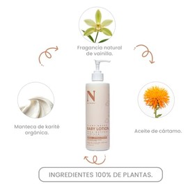 Dr. Natural Crema Corporal y Facial Hidratante Bebé y Niño Natural, Orgánica y Vegana Body Lotion | Hipoalergénica, Sin Parabenos, Sin Quimicos, Cruel