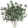 Hojas de Eucalipto Artificial para 6 Piezas, Decoración de Casa,Ramas