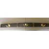 Natural Coat And Hat Rack With Brass Hooks - Made