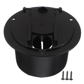 iplusmile 1 Set Rv Cable Hatch Organizer Durable Electrical Cable Cover for Trailers Campers Easy Installation with Screws Maximizes Space Reduces Clutter Essential Rv Accessory