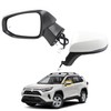 Dasbecan Left Driver Side Mirror Compatible with 2019-2024 Toyota Rav4