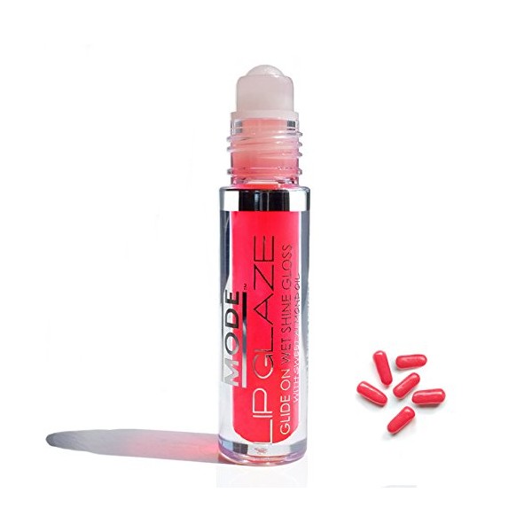 MODE Lip Glaze RED HOT CINNAMON Flavored Lip Gloss Roll
