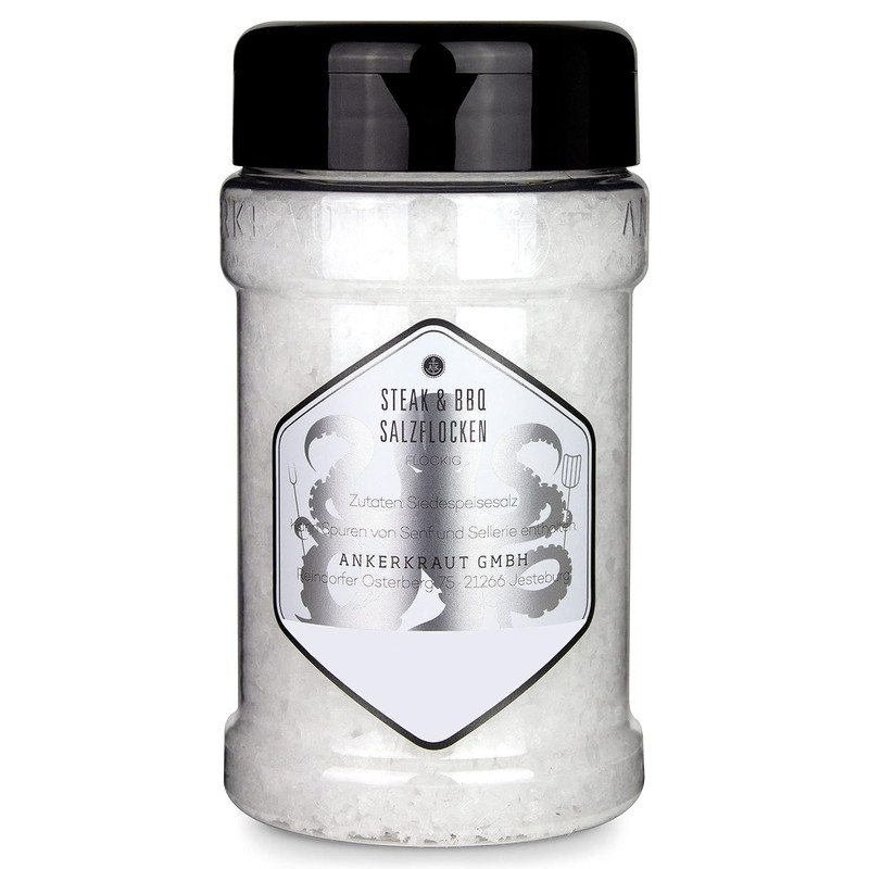 Ankerkraut Steak & BBQ Salt Flakes, for refining steaks, salads,