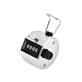DS. DISTINCTIVE STYLE Handheld Tally Counter 1.8" Metal Mechanical Clicker Counter Manual Digit People Counters Clickers with Finger Ring