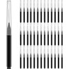 Juego De 40 Microcepillos Para Cejas, Cepillos Para Laminación De