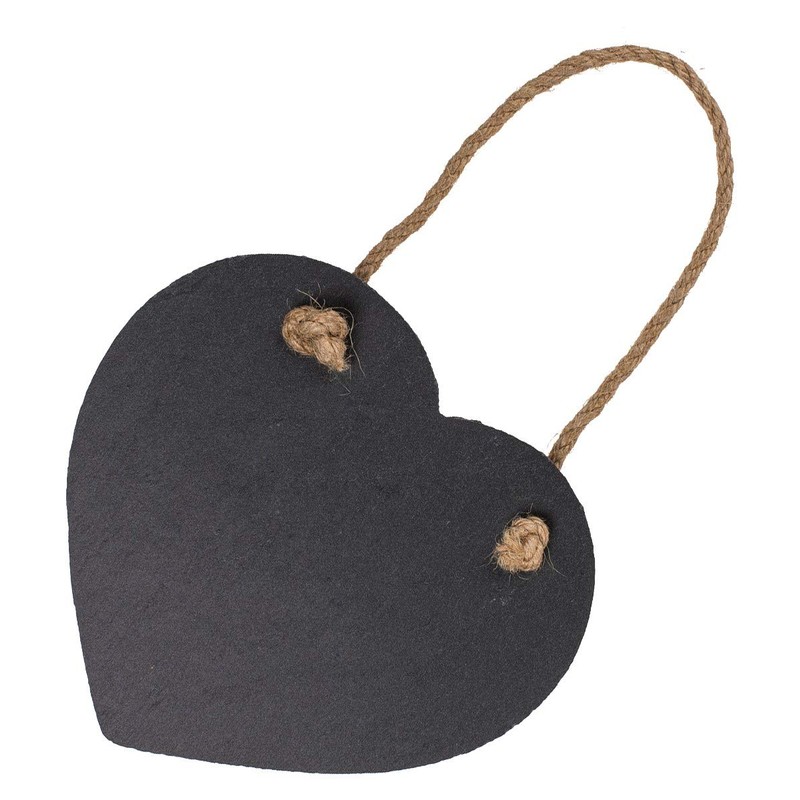 Out of the blue Heart Slate 15cm