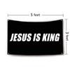 Jesus is King Flag Funny Flags for Room 3x5 Feet