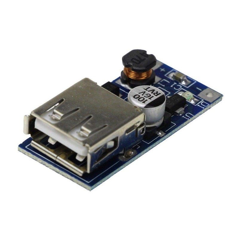 TECNOIOT 2pcs 0.9V-5V DC-DC to 5V USB Voltage Converter Step