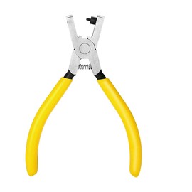 Watch Band Leather Holes Punch, Universal Belt Punch Holes, Durable 2.0mm Wrist Belt Puncher Hole, Fixing Shoe Hole Puncher for Rubber DIY Home Fabric Collars Canvas (Yellow)