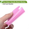 HOPESPANNER Universal 80x88mm Car Door Handle Bowl Sticker Anti-Scratches+Auto Door