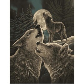 SVT Plush Queen Size Wolf Blanket - Extremely Soft - Wolf Song