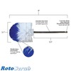 RotoScrub Long Reach Drill Brush Attachment, All Purpose for Car