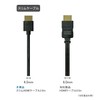 Slim HDMI Cable 1.8 m [Diameter: 3.8 mm Weight: G]